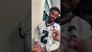 Eagles Players Reveal How Many Unread Texts They Have 📱👀 [upl. by Roxanna]