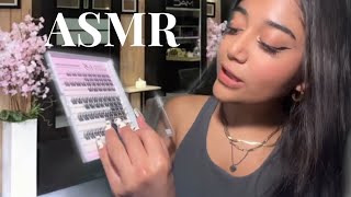 ASMR Giving You Eyelash Extensions Roleplay amp Background noise [upl. by Varden116]