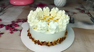 Delicious Butterscotch Cake Decoration [upl. by Ebeohp13]