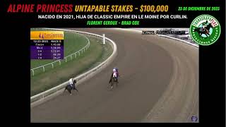 ALPINE PRINCESS F GEROUX  UNTAPABLE STAKES  23122023 [upl. by Clyde122]