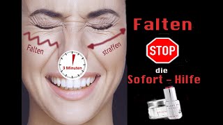 AntiAging Serum glättet Falten in Sekunden Augenfalten Mundfalten Stirnfalten und Wangenfalten [upl. by Chariot]