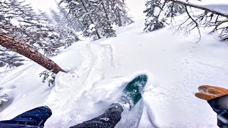 POV DEEP POWDER RUNS at NORTHSTAR 🔥 [upl. by Astera]