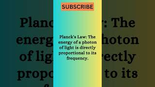 Plancks Law [upl. by Duarte160]