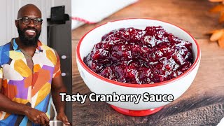 Cranberry Sauce Recipe for the Holidays [upl. by Erbes]