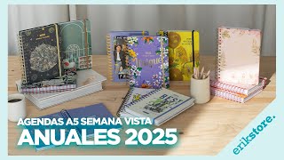 AGENDAS ANUALES A5 SEMANA VISTA 2025  ErikStore [upl. by Yasmin]