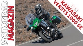 Kawasaki Versys 1000 SE 2019 Test  Mit KurvenABS TC Quickshifter in die Oberklasse [upl. by Masuh388]