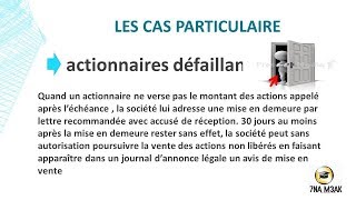 comptabilité des société s4 partie 11  actionnaires défaillants [upl. by Idnic]