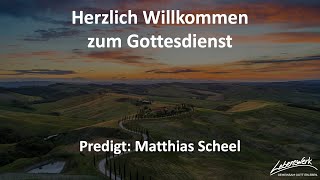 Gottesdienst vom 22 September 2024 [upl. by Dominga]