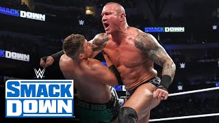 Randy Orton amp Kevin Owens vs Grayson Waller amp Austin Theory SmackDown highlights March 8 2024 [upl. by Nnewg]