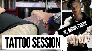 Tattoo Session with Ronnie Faisst [upl. by Lennard]