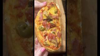 Breakfast Pizza on Bread food shortvideo shorts youtubeshorts shortsfeed viralvideo foryou [upl. by Dalury399]