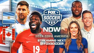 Argentina vs Canada LIVE REACTION  FOX Soccer NOW [upl. by Aekin]