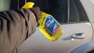 Great Windshield DeIcer Prestone Trigger Window DeIcer Review [upl. by Ahsatal]