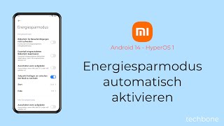 Energiesparmodus automatisch aktivieren  Xiaomi Android 14  HyperOS 1 [upl. by Tihom]