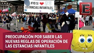 Convierten el Zócalo capitalino en estancia infantil en apoyo a guarderías [upl. by Proulx]