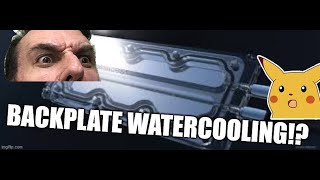 MP5WORKS Backplate Waterblock Install  Temps [upl. by Ayela]