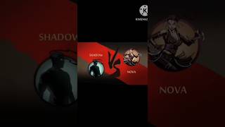 shadowfight2 shadow vs Nova battle gameplay [upl. by Rusty]