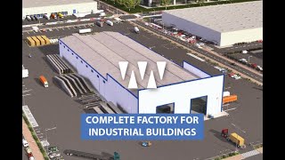 COMPLETE FACTORY FOR INDUSTRIAL BUILDINGS [upl. by Dumond]