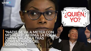 quotNadie se va a meter con mis hijasquot afirma la fiscal Diana Salazar tras comentarios del correísmo [upl. by Lissy625]