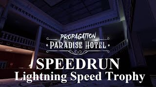 Propagation Paradise Hotel Speedrun  Lightning Speed Trophy PSVR2 [upl. by Whale]