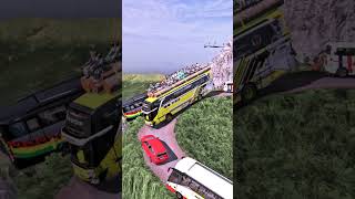 Bus Driver Encounters the Worlds Most DANGEROUS Road part 015 eurotrucksimulator2 [upl. by Faunie]