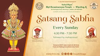 Sunday Satsang Sabha  Vadtal Dham  Shree Swaminarayan Mandir Wheeling [upl. by Archy725]