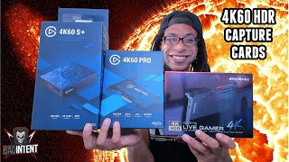 Elgato 4K60 S vs AVerMedia Live Gamer 4K GC 573 vs Elgato 4K60 Pro MK2  4K 60 HDR Capture Cards [upl. by Assirralc66]