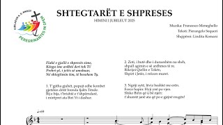 Shtegtarët e Shpresës  Himni i Jubileut 2025 PARTITURA Francesco Meneghello amp Pierangelo Sequeri [upl. by Ytak]