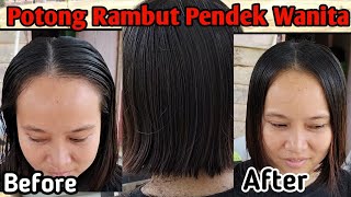 Potong Rambut Pendek Wanita [upl. by Biagi]