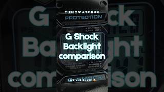 G Shock Backlight Comparison [upl. by Ermanno742]