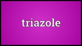 Triazole Meaning [upl. by Lled682]