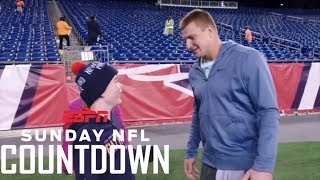 Rob Gronkowski and Patriots fan Robbie Barnicoat inspire each other  NFL Countdown  ESPN [upl. by Pedaiah820]