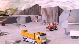 Natural Stone Quarry  Open Pit Mining Animation [upl. by Merp]