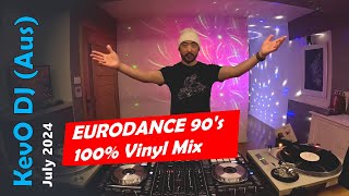 🔥90s EURODANCE 100 VINYL Mix 2 by KevO DJ Aus 🥳🔥 [upl. by Henderson966]