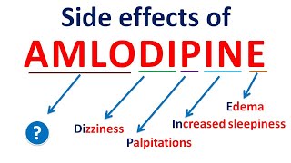 Amlodipine side effects [upl. by Sidwohl302]