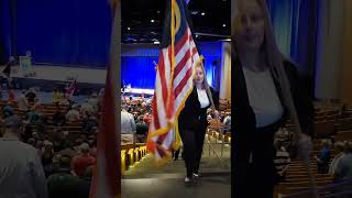 Parade of Flags at Opening Session of the Kiwanis International Convention [upl. by Ximena]