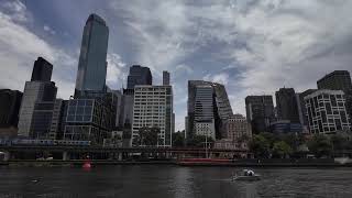 Melbourne CBD view from Yarra River [upl. by Nama]