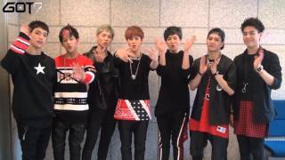 Message from GOT7 for JYP AUDITION Facebook friends [upl. by Ytsihc]