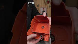 Stihl Chainsaw Winter Hack 🌞➡️❄️ Change Airbox Plate in Seconds shorts [upl. by Annasiul]