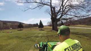 Busy day with the John Deere 2025R wbonus feature at the end [upl. by Yemrej153]