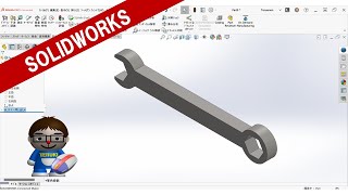 SOLIDWORKSCSWA練習問題SectionAProblem5 [upl. by Nelan]