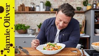 3 Minute Tomato Pasta Sauce  Jamie Oliver amp Davina McCall [upl. by Dahaf]