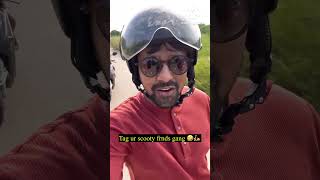 Scooty la bike ride ah da 🤣 tamilcomedy tamilcomedymemes friends funnyvideos [upl. by Tezil]