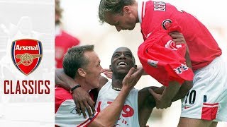 Arsenal classics Ian Wright becomes Arsenals leading goalscorer  13th September 1997 [upl. by Dunning]