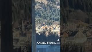 Chatel town close to Switzerland [upl. by Anyal]