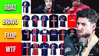 On Classe les Maillots Domicile Du PSG  cest HONTEUX 😭 [upl. by Oam473]