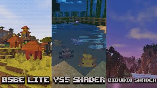 SHADERS PARA MINECRAFT PE 12012 BSBE LITE YSS BICUBIC [upl. by Pravit]