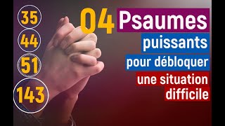 Psaumes puissant pour débloquer une situation difficile  psaume 35psaume 44psaume 51psaume 143 [upl. by Earised]