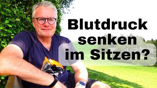 Verblüffende Methode zur BlutdruckSenkung An der Wand sitzen wall sits [upl. by Airoled]