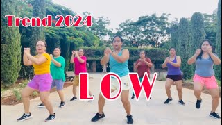 LOW  FITNESS  ZUMBA DANCE  TREND  evalozano8133 [upl. by Joletta]